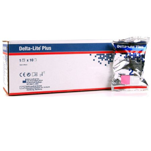 Cast Tape Delta-Lite Plus 2 Inch X 12 Foot Fiberglass / Resin Pink 7345855 Box/10