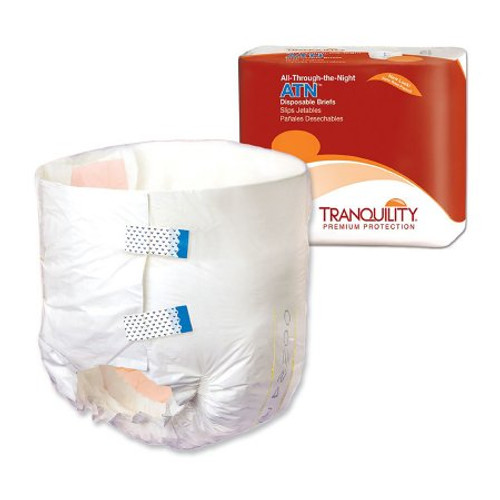 Unisex Adult Incontinence Brief Tranquility ATN Large Disposable Heavy Absorbency 2186