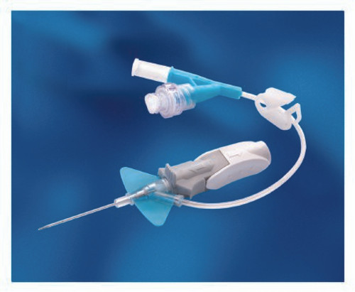 Closed IV Catheter Nexiva 24 Gauge 3/4 Inch Sliding Safety Needle 383531