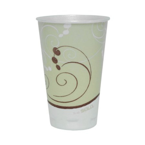 Drinking Cup Trophy 16 oz. Symphony Print Styrofoam Disposable X16N-J8002 Case/1