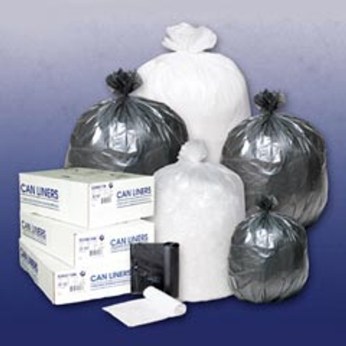 Trash Bag Inteplast Group 30 gal. Clear HDPE 10 Mic. 30 X 37 Inch Star Seal Bottom Coreless Roll IBSS303710N Case/20