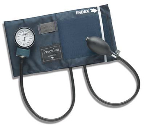 Aneroid Sphygmomanometer with Cuff Precision 2-Tubes Pocket Size Hand Held Adult X-Large Cuff 01-140-017 Each/1