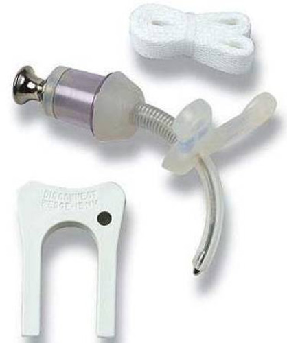 Tracheostomy Tube Bivona FlexTend Plus V Neck Flange Size 4.5 Uncuffed 60PFP45 Each/1