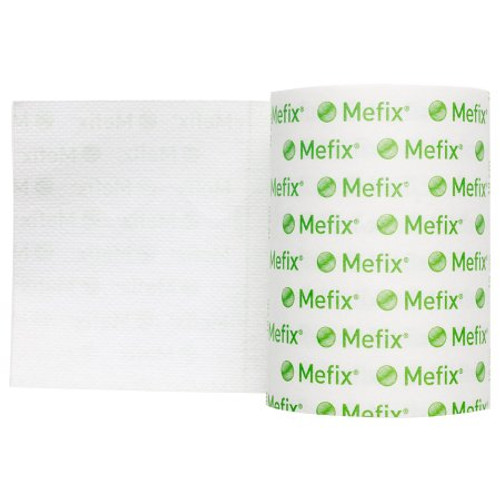 Dressing Retention Tape with Liner Mefix Perforated Liner Nonwoven Spunlace Polyester 4 Inch X 11 Yard White NonSterile 311099