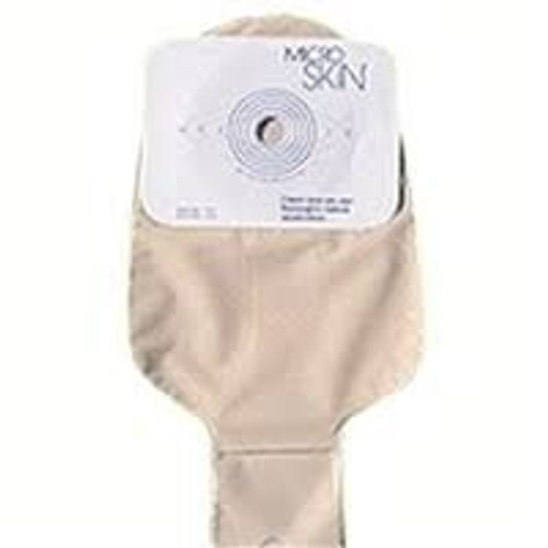 Colostomy Pouch MicroSkin One-Piece System 11 Inch Length Up to 1-3/4 Inch Stoma Drainable 81100 Box/10