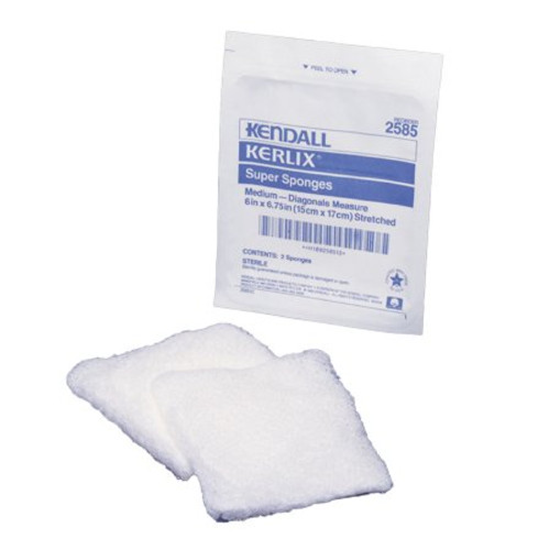 USP Type VII Fluff Dressing Kerlix Fluff Dried Woven Gauze 12-Ply 6 X 6-3/4 Inch Rectangle Sterile 2585