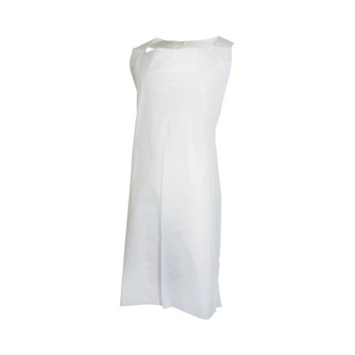 General Purpose Apron McKesson Bib Style White Disposable 18-404