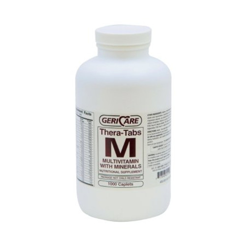 Multivitamin Supplement with Minerals Geri-Care Caplet 1000 per Bottle 621-10-GCP