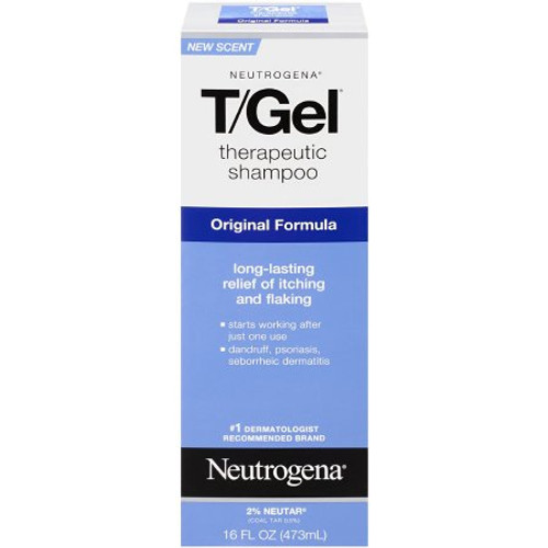 Dandruff Shampoo Neutrogena T/Gel Original Formula 16 oz. Flip Top Bottle Scented 10070501092405
