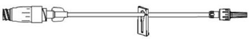 Extension Set Maxplus 7 Inch Tubing 1 Port 0.51 mL Priming Volume DEHP-Free MP9004-C Case/50