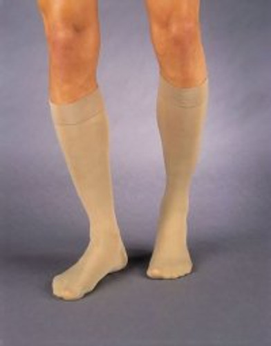Compression Stocking JOBST Relief Knee High X-Large / Full Calf Beige Open Toe 114629 Pair/2