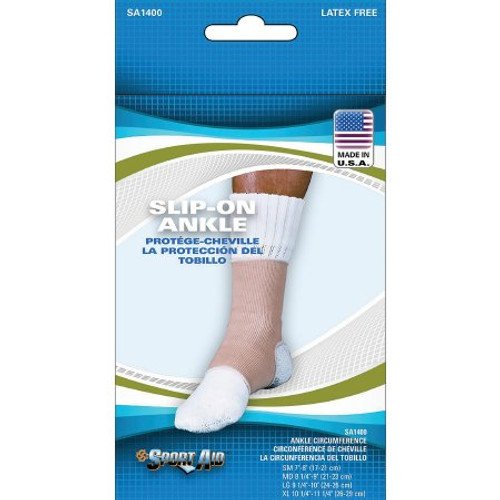 Ankle Support Sport Aid Large Pull-On Left or Right Foot SA1400 BEI LG Each/1