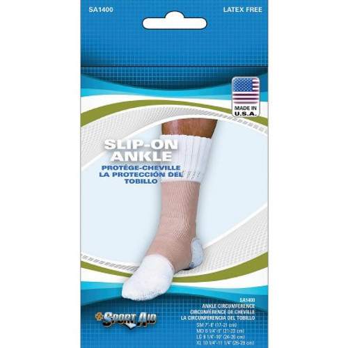 Ankle Support Sport Aid Medium Pull-On Left or Right Foot SA1400 BEI MD Each/1