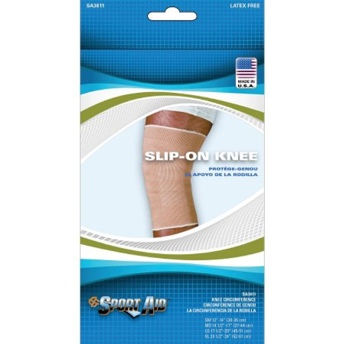 Knee Sleeve Sport-Aid Small Pull-On 11 Inch Length Left or Right Knee SA3611 BEI SM Each/1