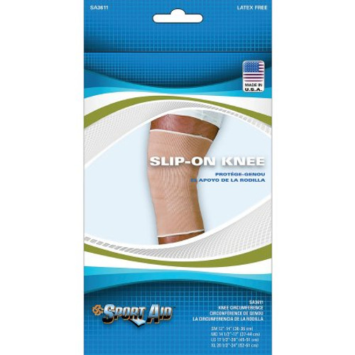 Knee Support Sport-Aid Large Pull-On 11-1/2 to 20 Inch Knee Circumference 11 Inch Length Left or Right Knee SA3611 BEI LG Each/1