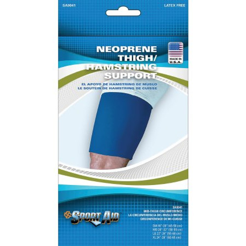 Thigh Support Sport-Aid Medium Pull On 10 Inch Length Left or Right Leg SA9041 BLU MD Each/1