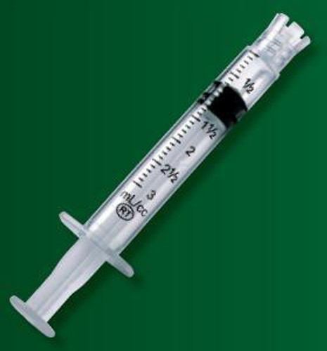 General Purpose Syringe Patient Safe 60 mL Individual Pack Luer Lock Tip Luer Guard Safety 56001 Box/40