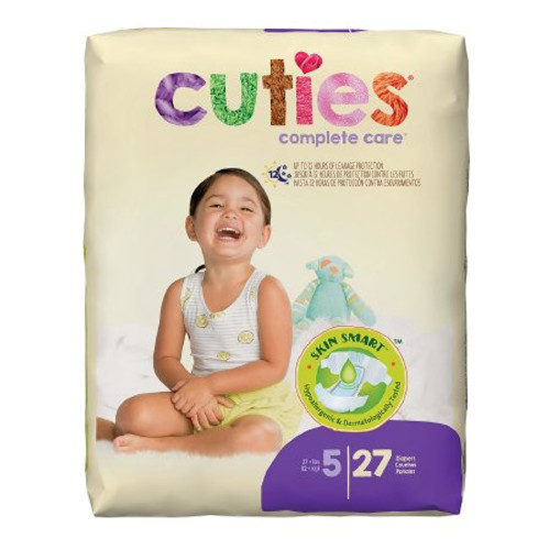 Unisex Baby Diaper Cuties Size 5 Disposable Heavy Absorbency CR5001
