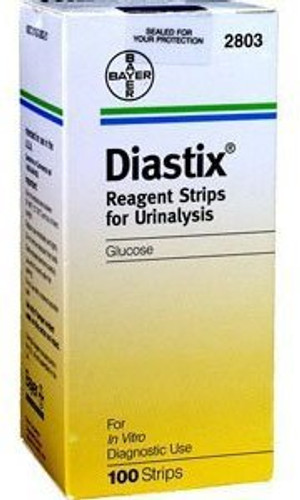 Regent Strips Diastix Glucose 100 per Bottle 2803