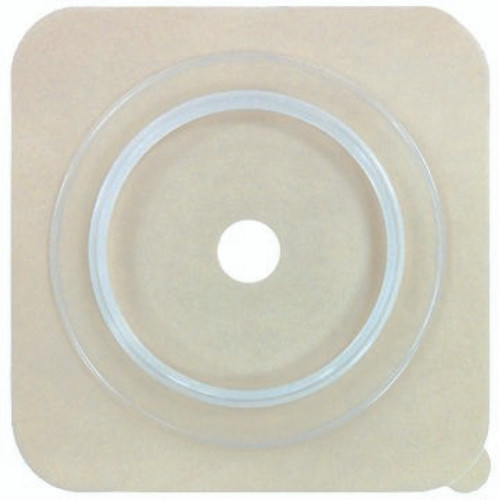 Ostomy Barrier Securi-T Trim to Fit Extended Wear Without Tape 45 mm Flange Hydrocolloid Up to 1-1/4 Inch Opening 4 X 4 Inch 7814134 Box/5