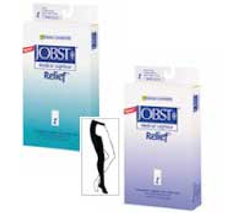 Compression Stocking JOBST Relief Chap Style / Right Medium Beige Open Toe 114789 Each/1