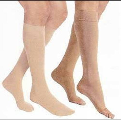 Compression Stocking JOBST Relief Knee High Large Beige Closed Toe 114808 Pair/1