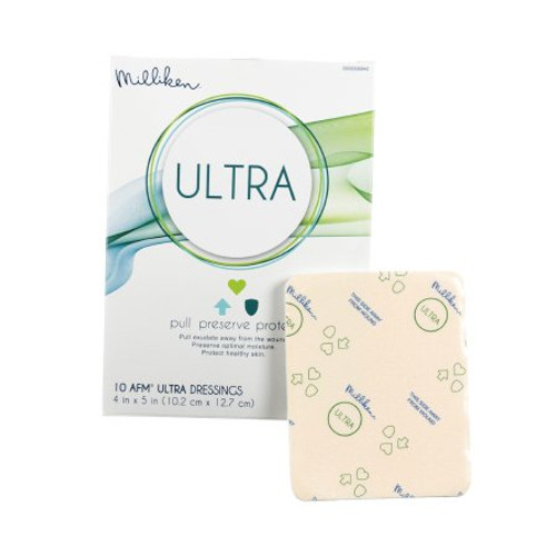 Foam Dressing ULTRA 4 X 5 Inch Rectangle Non-Adhesive without Border Sterile 3000006840