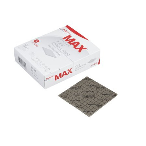 Silver Foam Dressing PolyMem MAX 4 X 4 Inch Square Sterile 1045