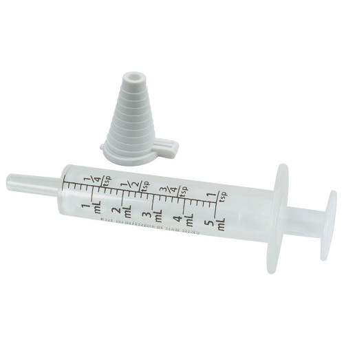Oral Medication Syringe Korc 5 mL Bulk Pack Catheter Tip Without Safety 67008 Pack/6