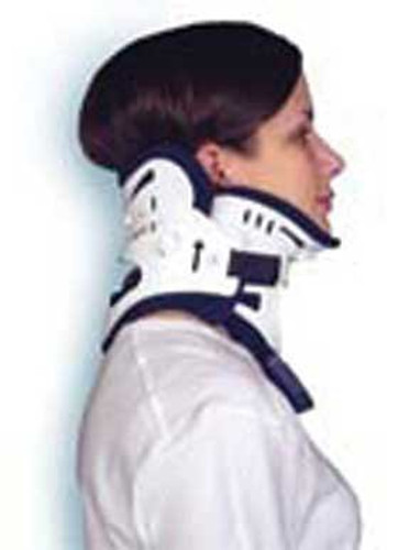 Rigid Cervical Collar Ossur Miami J Preformed Adult Short Two-Piece / Trachea Opening 52165 Each/1