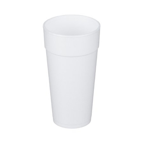 Drinking Cup Dart 24 oz. White Styrofoam Disposable 24J16 Case/500
