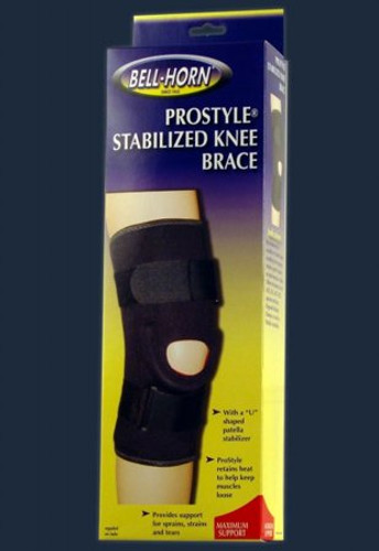 Knee Stabilizer ProStyle Medium Pull-On / Hook and Loop Strap Closure 14 to 15 Inch Knee Circumference Left or Right Knee 201M Each/1