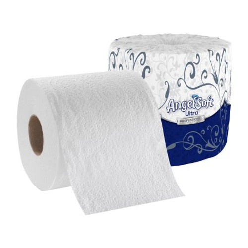 Toilet Tissue Angel Soft Ultra Professional Series White 2-Ply Standard Size Cored Roll 400 Sheets 4 X 4-1/5 Inch 16560 Case/60