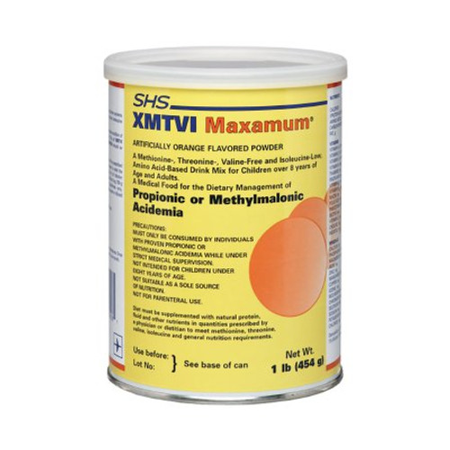 Metabolic Oral Supplement XMTVI Maxamum Orange Flavor 1 lb. Can Powder 49805