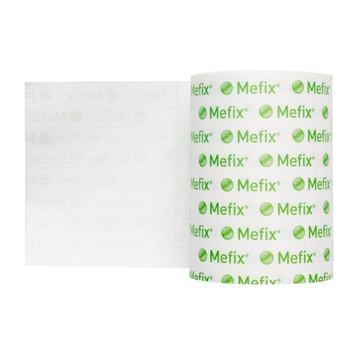 Dressing Retention Tape with Liner Mefix Perforated Liner Nonwoven Spunlace Polyester 1 Inch X 11 Yard White NonSterile 310299