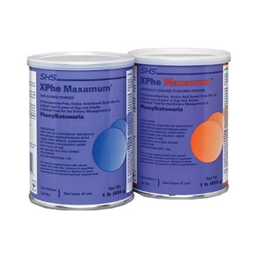 PKU Oral Supplement XPhe Maxamum Unflavored 1 lb. Can Powder 49850