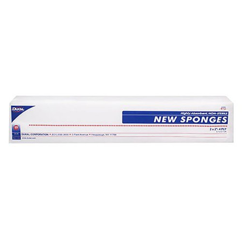 Nonwoven Sponge Dukal Polyester / Rayon 4-Ply 2 X 2 Inch Square NonSterile 6112