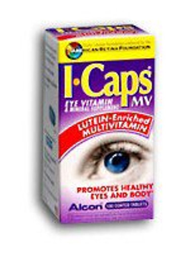 Multivitamin Supplement ICaps MV Ascorbic Acid / Vitamin D 200 IU - 256 mg Strength Tablet 100 per Bottle 00065804083 Bottle/1