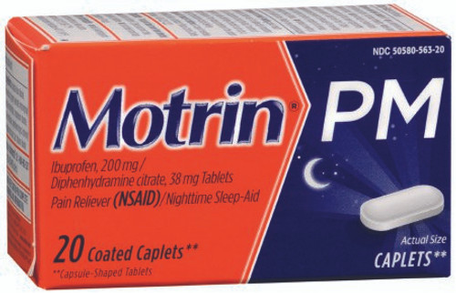Night Time Pain Relief Motrin PM 30300450563201 Bottle/1