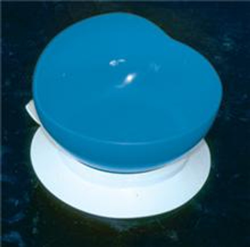 Scoop Bowl with Suction Cup Base AliMed Blue Reusable 4-1/2 Inch Diameter 8125 Each/1