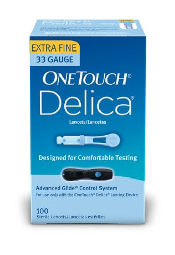 Lancet OneTouch Incision Device Needle 33 Gauge 812608030019 Box/100