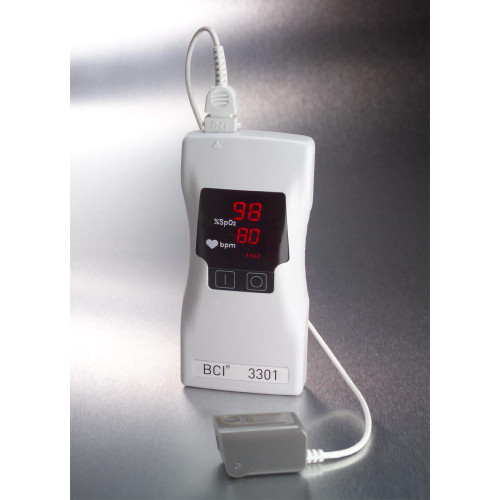 Handheld Pulse Oximeter BCI Battery Operated Audible and Visible Alarm 3301A3 Each/1
