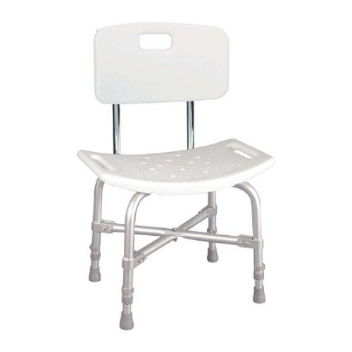 Knocked Down Bariatric Bath Bench drive Aluminum Frame With Backrest 20 Inch Seat Width 12021KD-1 Each/1