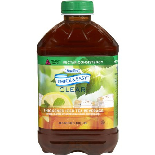 Thickened Beverage Thick Easy 46 oz. Bottle Iced Tea Flavor Ready to Use Nectar Consistency 28702
