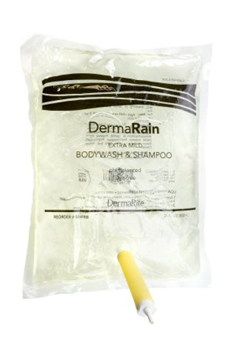Shampoo and Body Wash DermaRain 800 mL Dispenser Refill Bottle Scented 0049BB Case/12