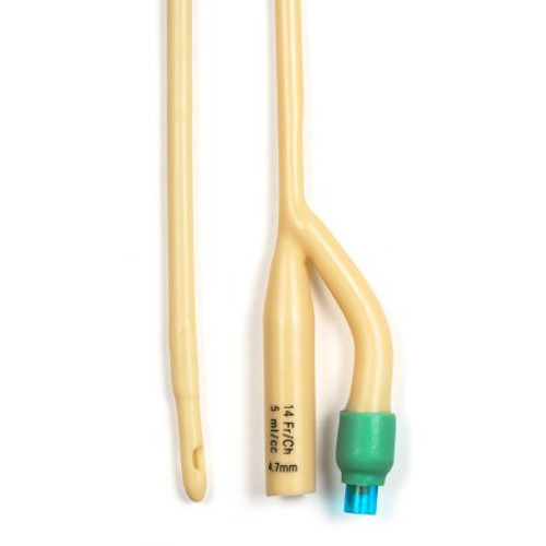 Foley Catheter 2-Way Standard Tip 5 cc Balloon 14 Fr. Silicone Coated Latex 4934