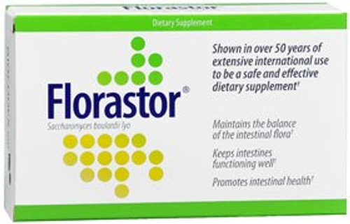 Probiotic Dietary Supplement Florastor 20 per Box Capsule 66825008820 Box/20