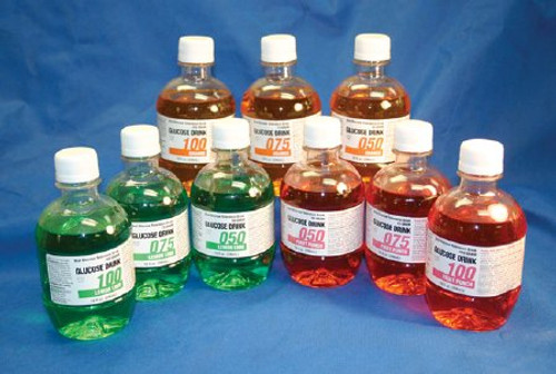 Glucose Tolerance Beverage Glucose Drink 10 oz. per Bottle Orange Flavor 50 Gram 10-O-050 Case/24