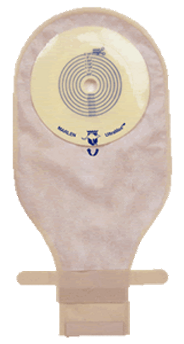 Ostomy Pouch UltraMax One-Piece System 9 Inch Length Up to 2-1/4 Inch Stoma Drainable Flat Trim to Fit 52400 Box/5