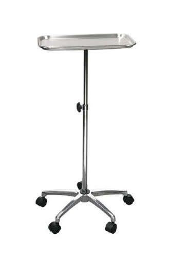 Mayo Instrument Stand Mayo Tray Five Leg Base 29.5 - 47 Inch 19 Inch 13071 Each/1